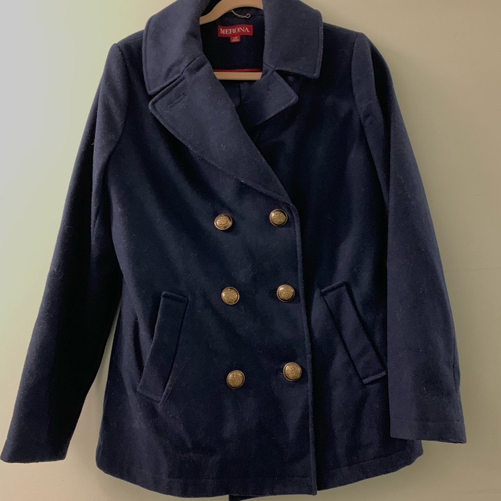 Navy Blue Peacoat